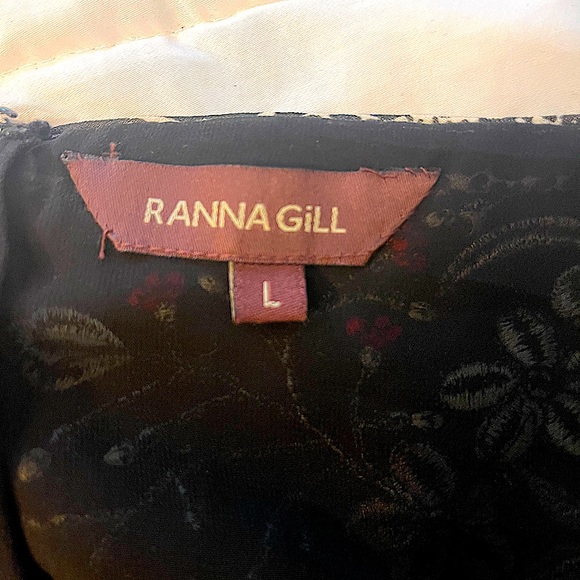 Anthropologie Fiona embroidered maxi dress - L - Picture 8 of 9